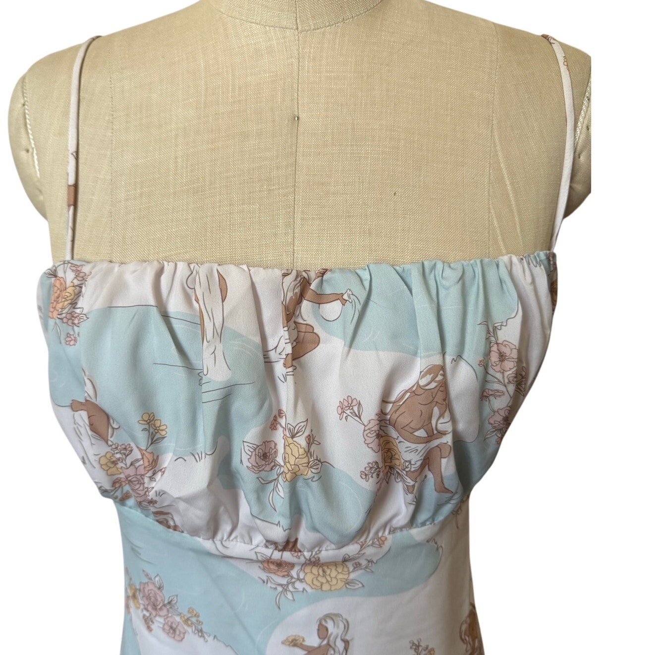 Song Of Style Ladies Willow Print Mini Slip Dress Size Xxl Cheeky Fun New — image 2 of 8